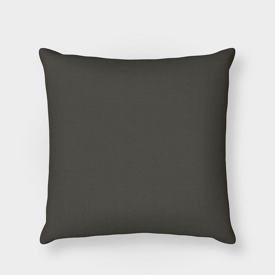 Funda de coj&iacute;n de lino gris antracita 45x45cm Claudia&Chloe