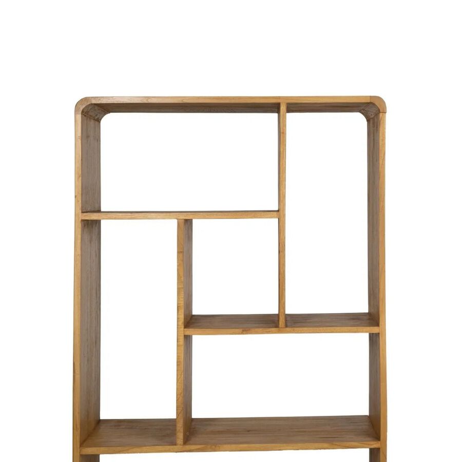 Estanter&iacute;a de madera de mindi 90x40x150cm