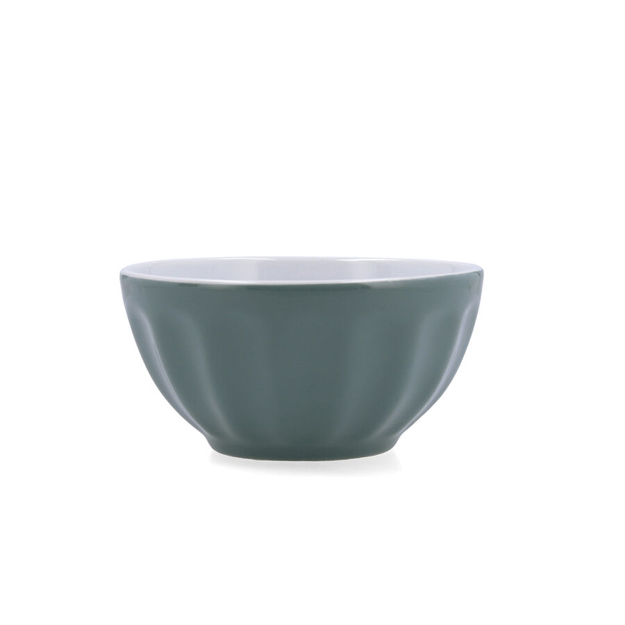 Bol verde de loza Matine &Oslash;13x7cm