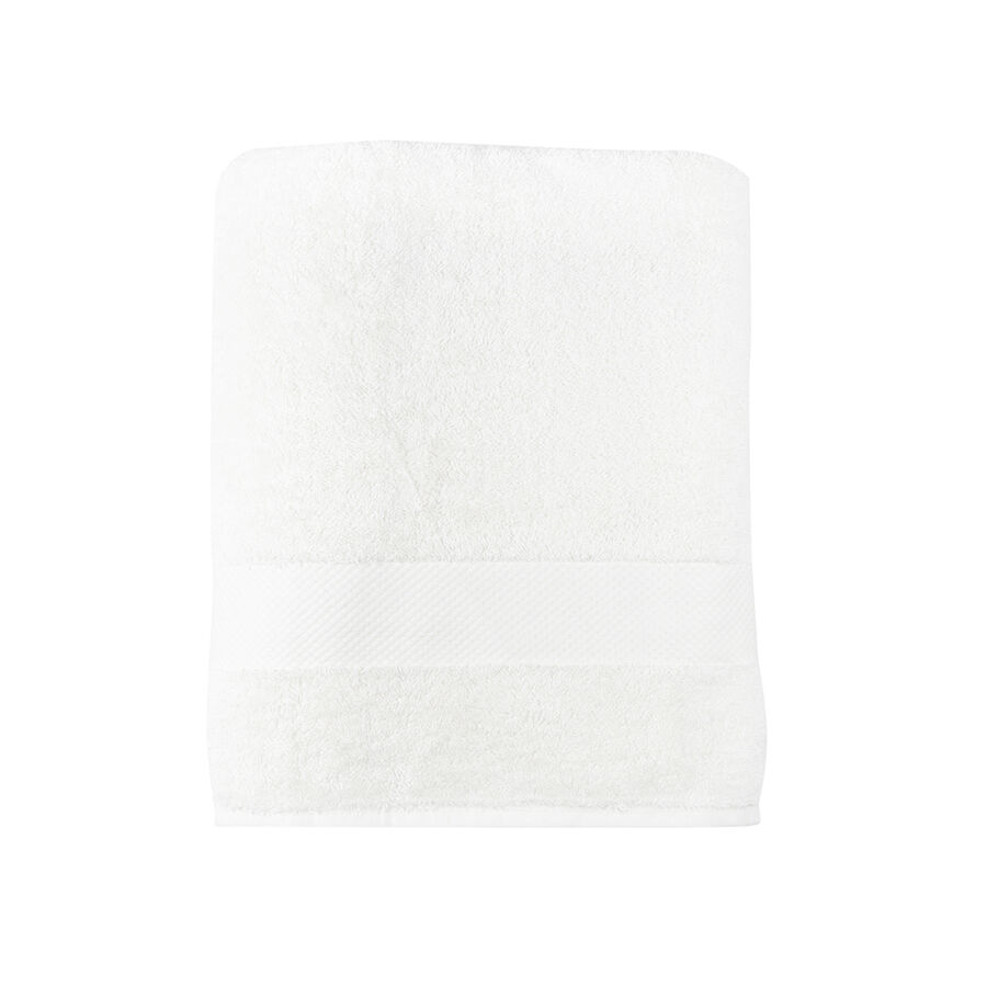 Toalla de ducha de algodón blanco cálido Vic 70x140cm - 500 gr/m²