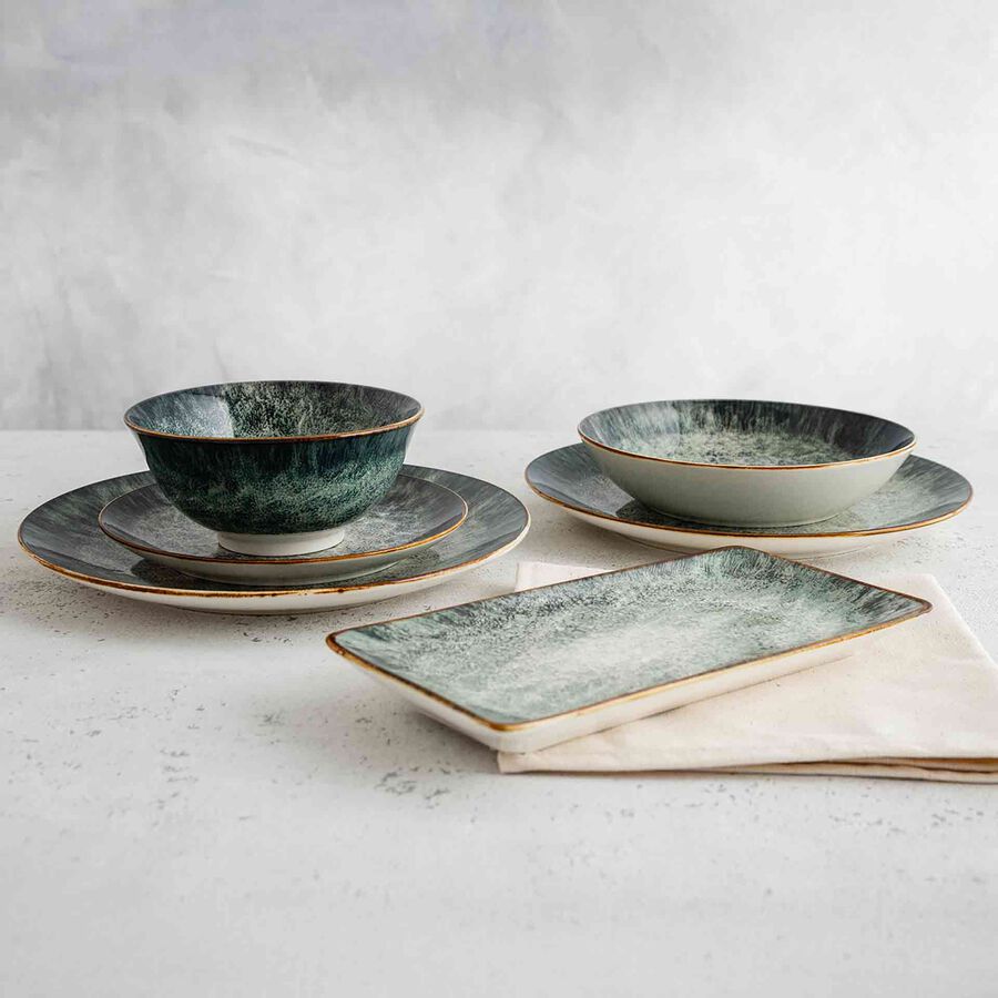 Plato llano de porcelana Moon 27cm