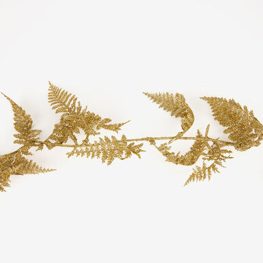 Guirnalda para &aacute;rbol de hojas doradas 180cm