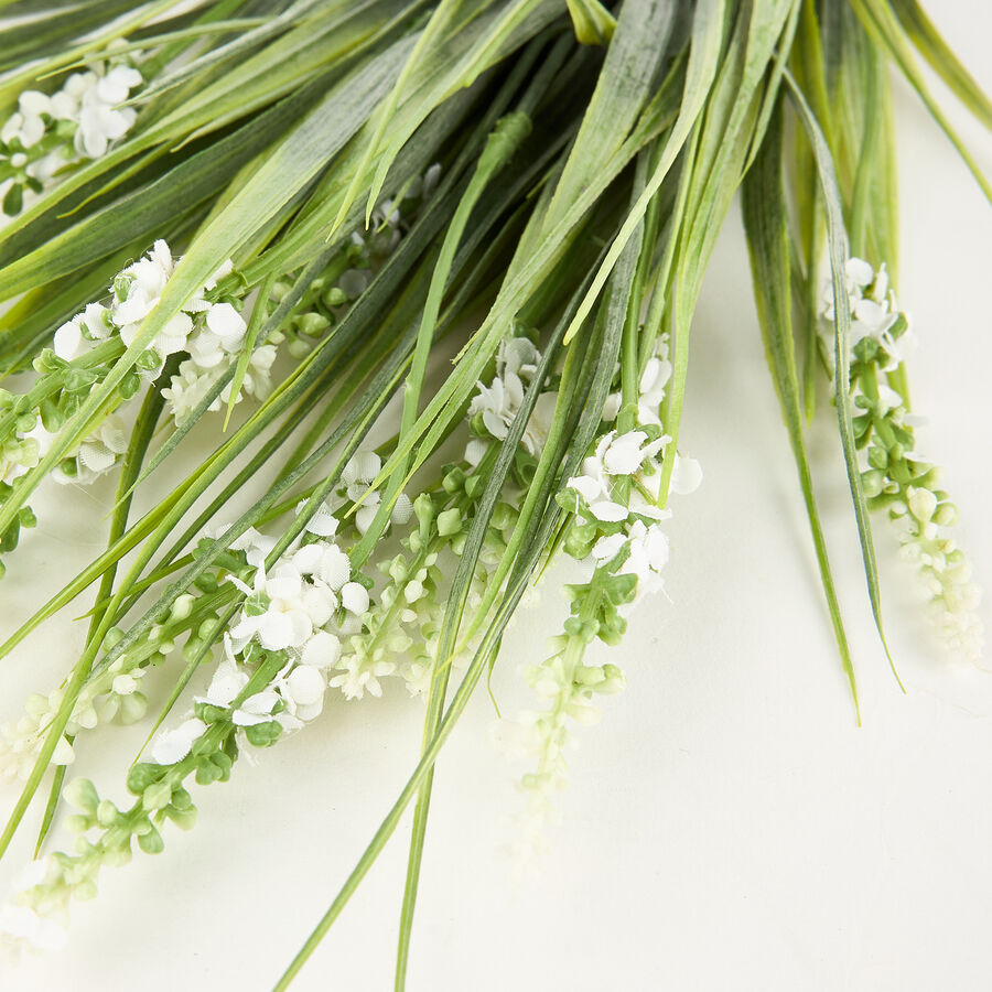 Ramo lavanda artificial blanco 30cm