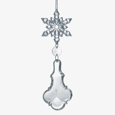 Decoraci&oacute;n de &aacute;rbol de Navidad de cristal 18cm
