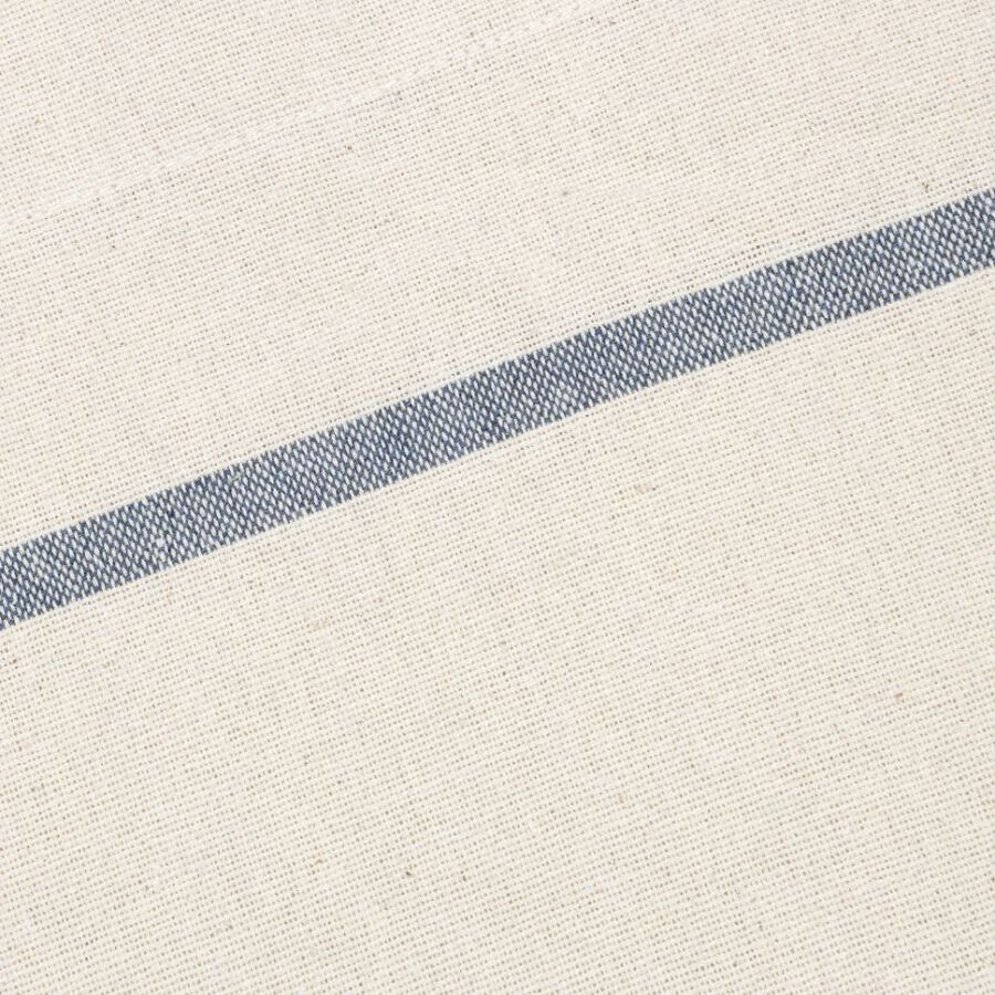 Bolso de algodón con rayas azules Niza 43x39x16cm