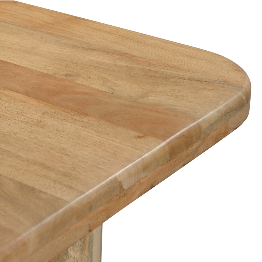 Mesa de comedor de madera de mango Barlet 180x90x76cm Clau&Chloe