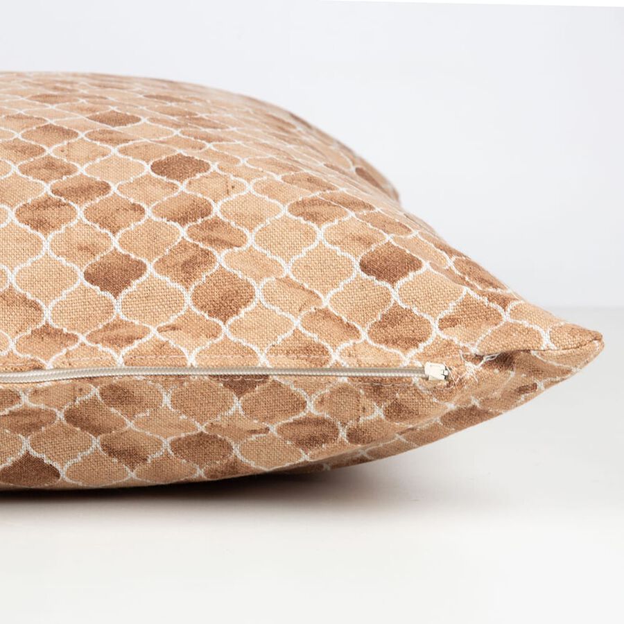 Funda de coj&iacute;n de algod&oacute;n stru marr&oacute;n en varias medidas