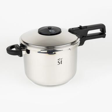 Olla a presi&oacute;n de acero inoxidable Creta, 6L