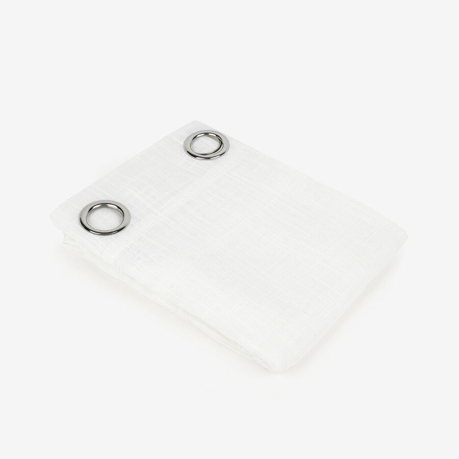 Cortina de poli&eacute;ster blanca 140x240cm