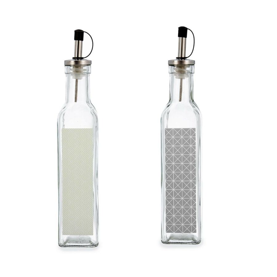 Aceitera vidrio con dosificador en varios colores 28cl