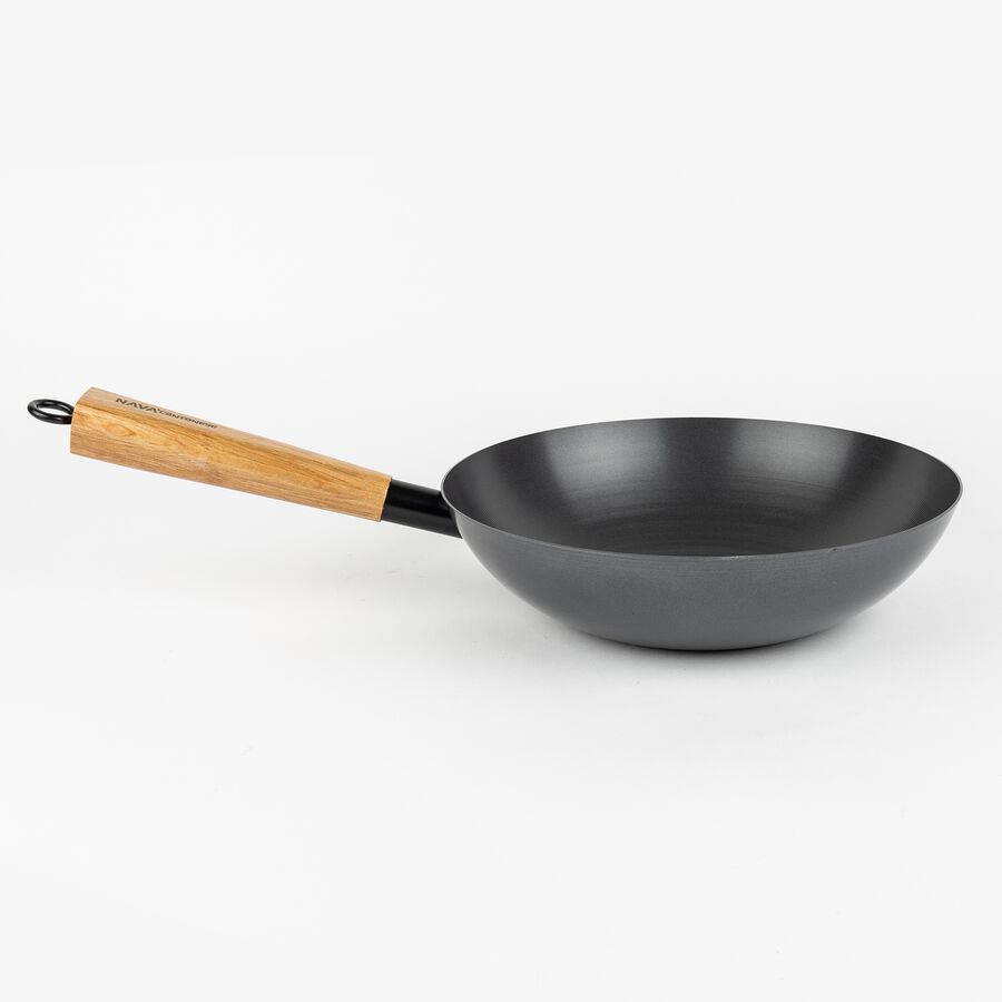 Wok de hierro antiadherente apto para inducción Nava Ø28cm