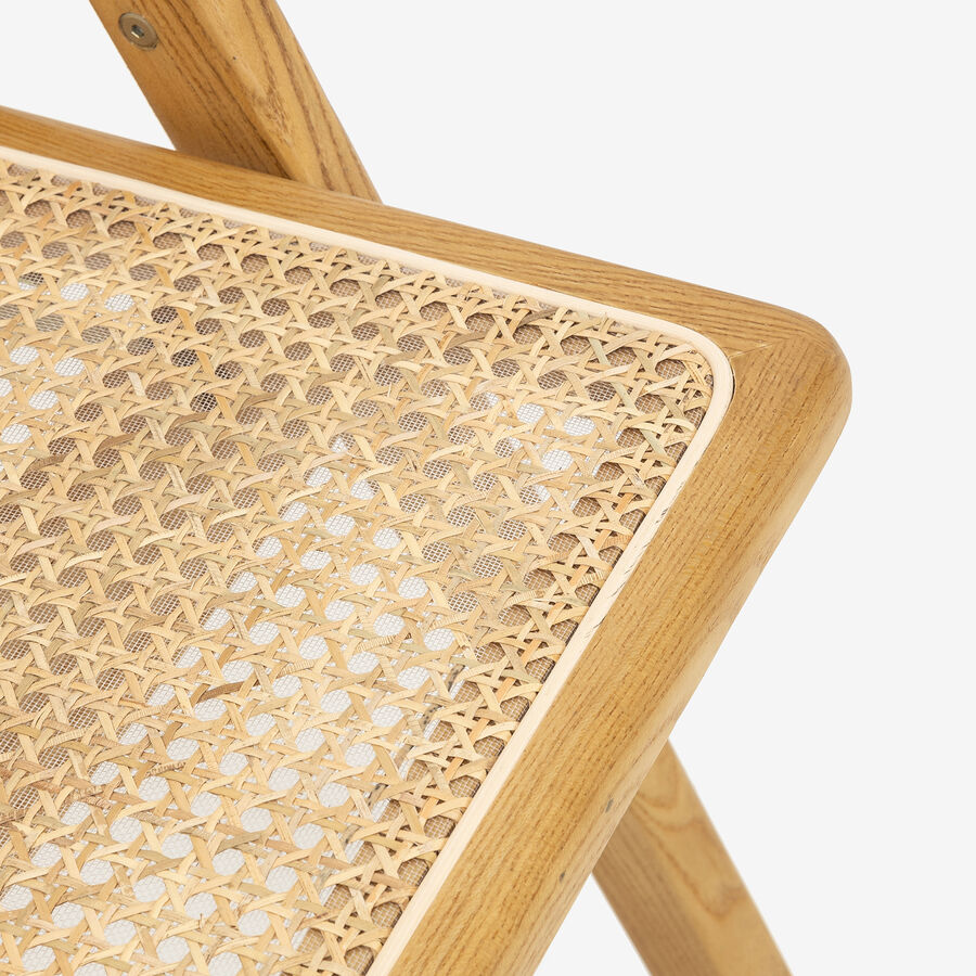 Silla plegable de madera de olmo Cecilia Clau&Chloe