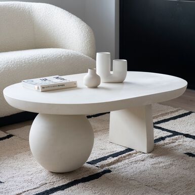 Mesa de centro de madera de mango Beca 107x71x38cm Clau&Chloe