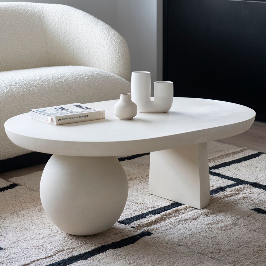 Mesa de centro de madera de mango Beca 107x71x38cm Clau&Chloe