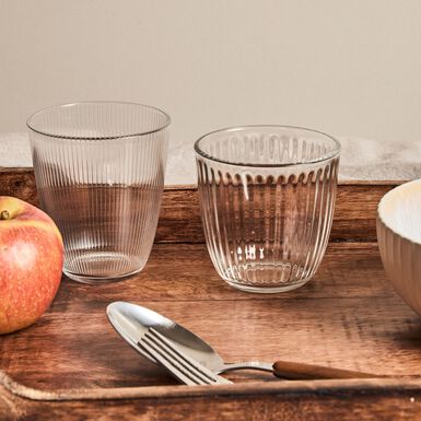 Vaso de cristal transparente Line 29cl