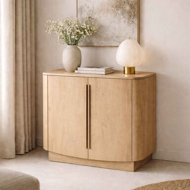 Aparador de madera de mango Ankara 104x45x110cm Clau&Chloe