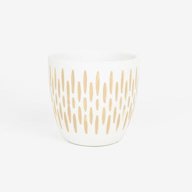 Macetero blanco en varios modelos Ø13cm