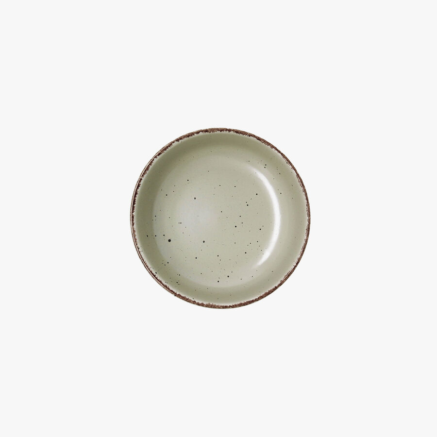 Bol de cer&aacute;mica verde Iria &Oslash;15cm