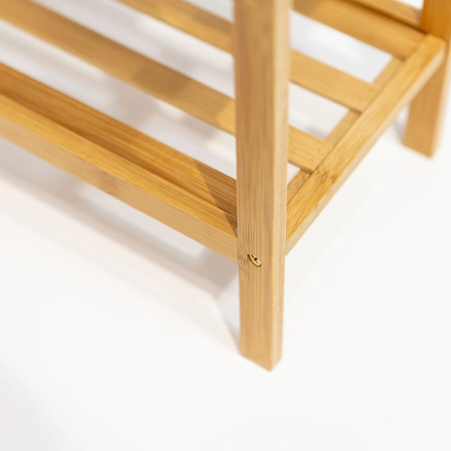 Estantería de 5 estantes de bambú Camila 32x18x78cm