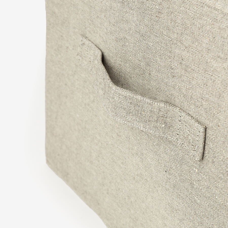 Caja organizadora gris Sleek 35x31x25cm