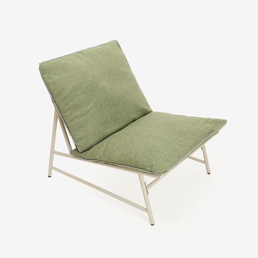 Set de jardín de 3 piezas acero inoxidable verde Citera