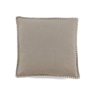 Cojín de algodón topo Pasme 45x45cm