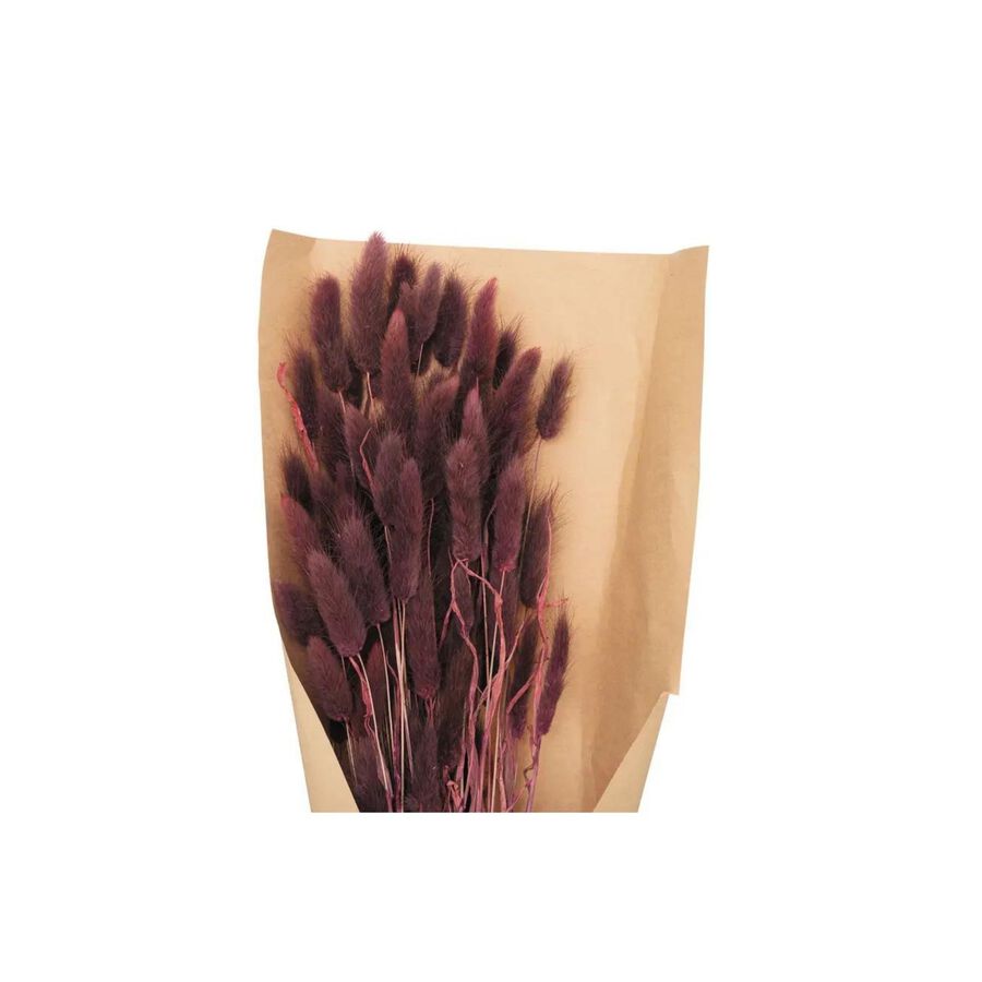 Ramo de flores secas morado 58cm