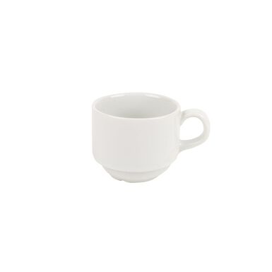Taza de caf&eacute; de porcelana blanca Cantina 10cl