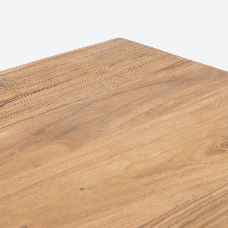 Mesa de centro de madera Gante de acacia 80x80x40cm