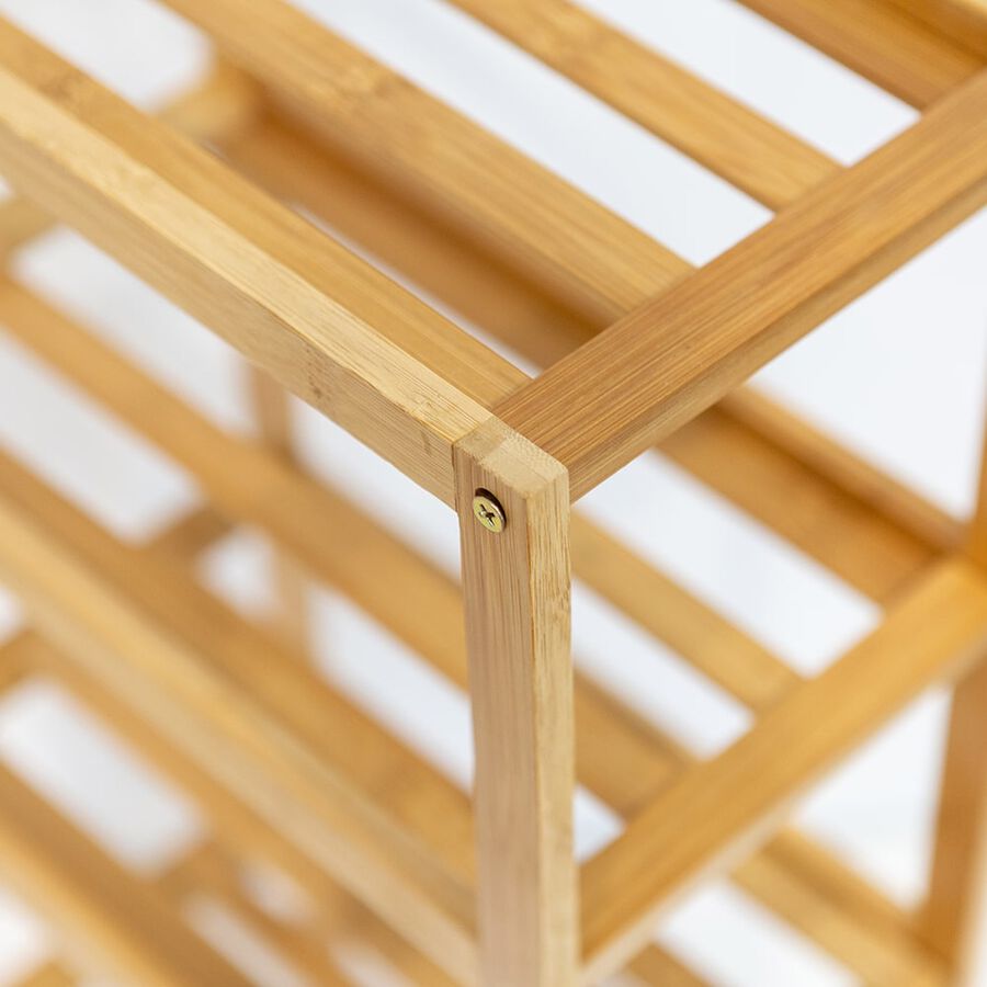 Estantería de 5 estantes de bambú Camila 32x18x78cm