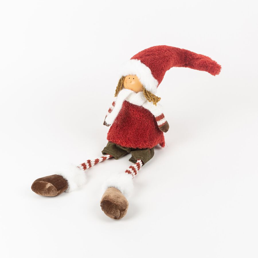 Muñeco de Navidad sentado gorro 67cm en varios modelos