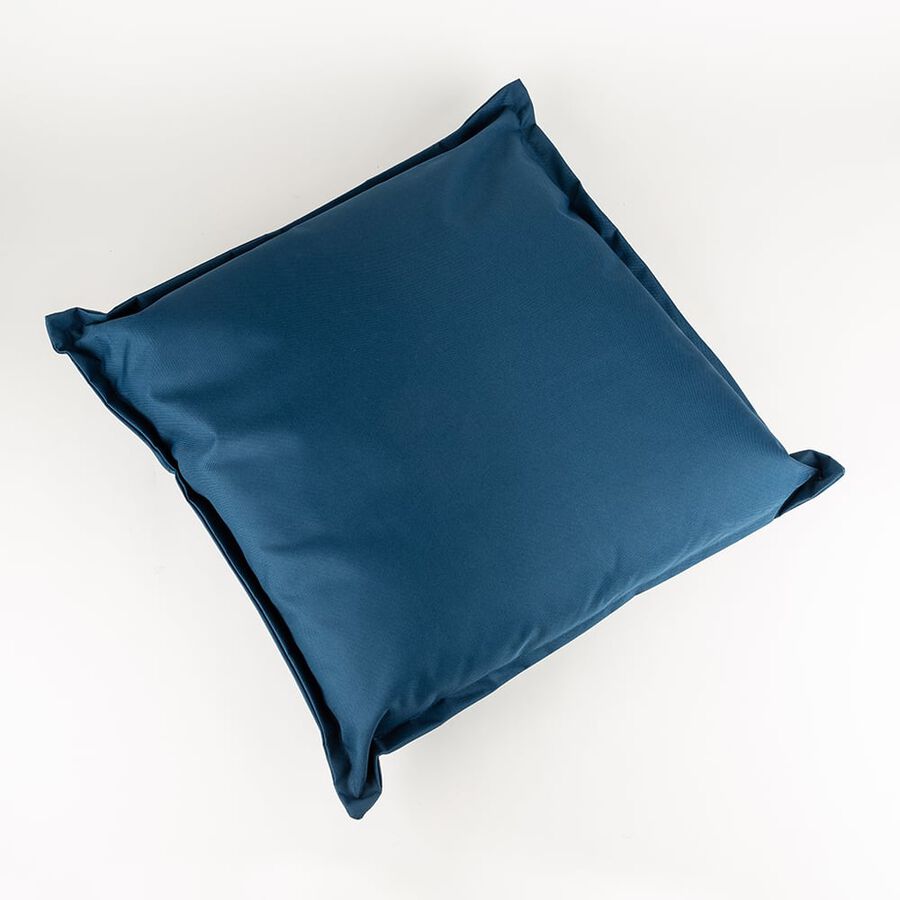 Coj&iacute;n para exterior azul marino de poli&eacute;ster