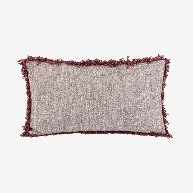 Cojín de algodón reciclado vino Alice 50x30cm Clau&Chloe