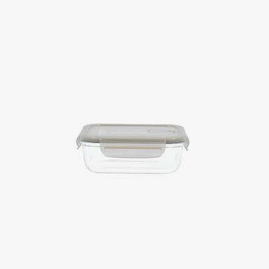 Recipiente herm&eacute;tico rectangular de vidrio Bruma 63cl