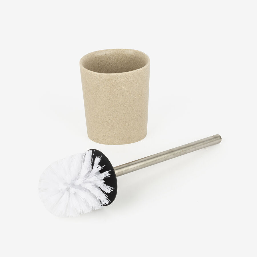 Escobillero de poliresina Clear Stone 12x36,5cm