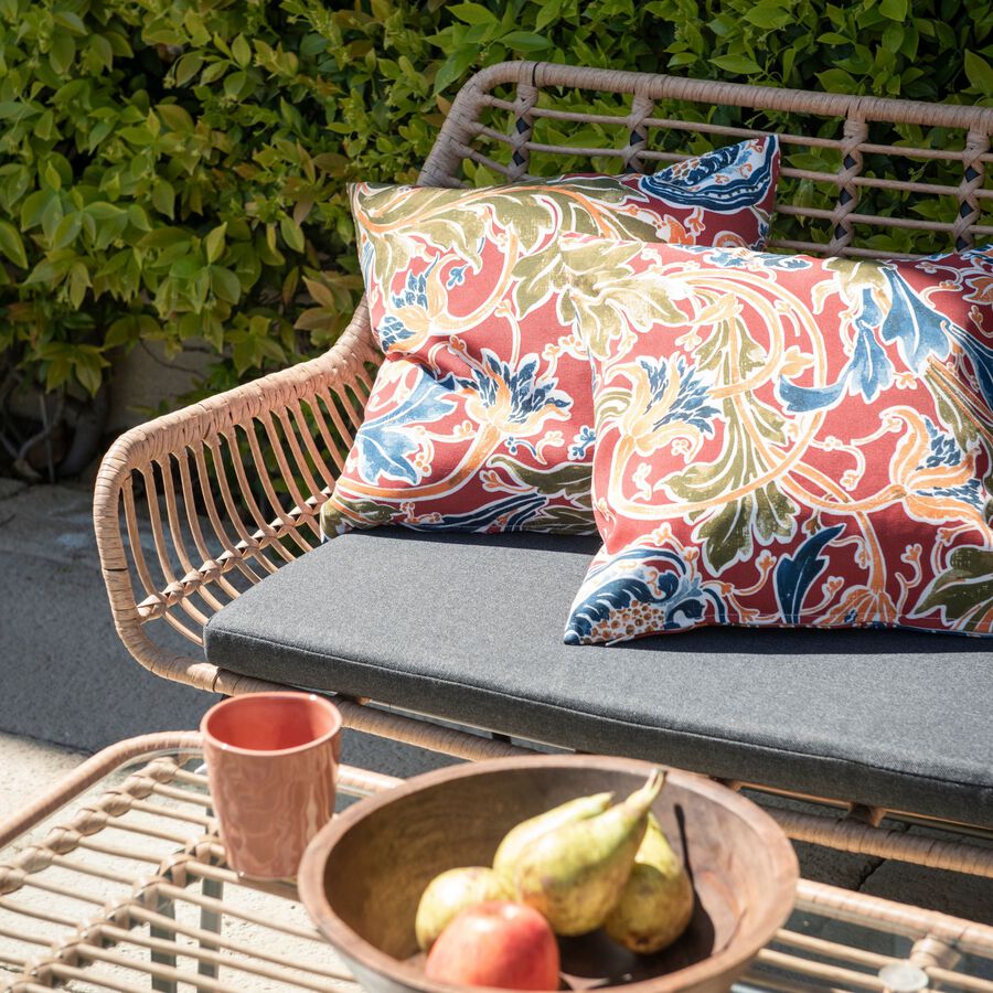 Set de jardín de 4 piezas de ratán sintético Hawai