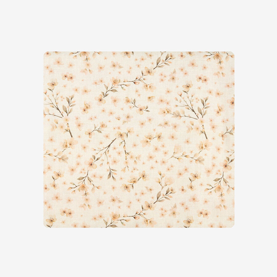 Mantel de algodón taupe Abelia 150x200cm