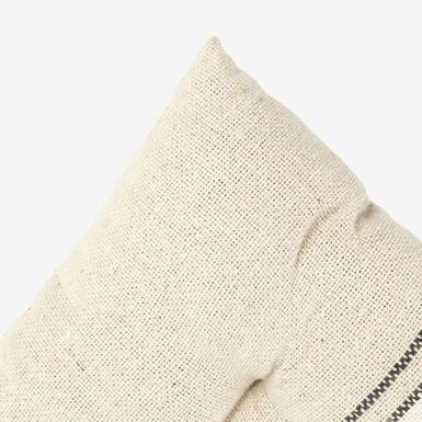 Cojín de silla de algodón con rayas negras Stripes 40x40cm