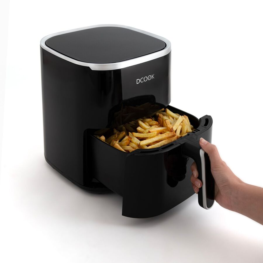 Freidora de aire negra DCook 4,6L 1450W
