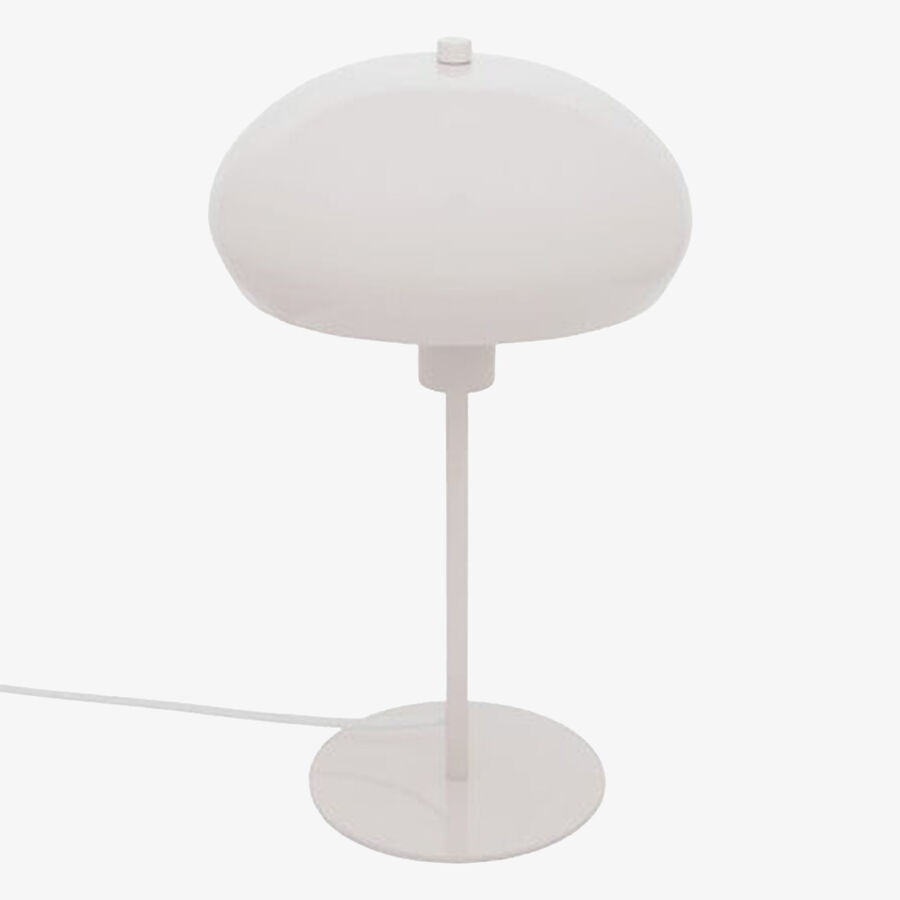 L&aacute;mpara de mesa seta de metal Savio &Oslash;22x38cm