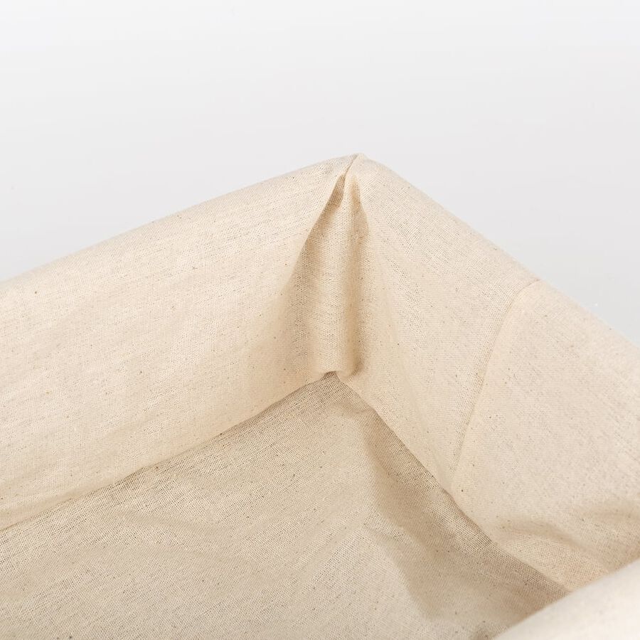 Cesta de fibra beige Seagrass