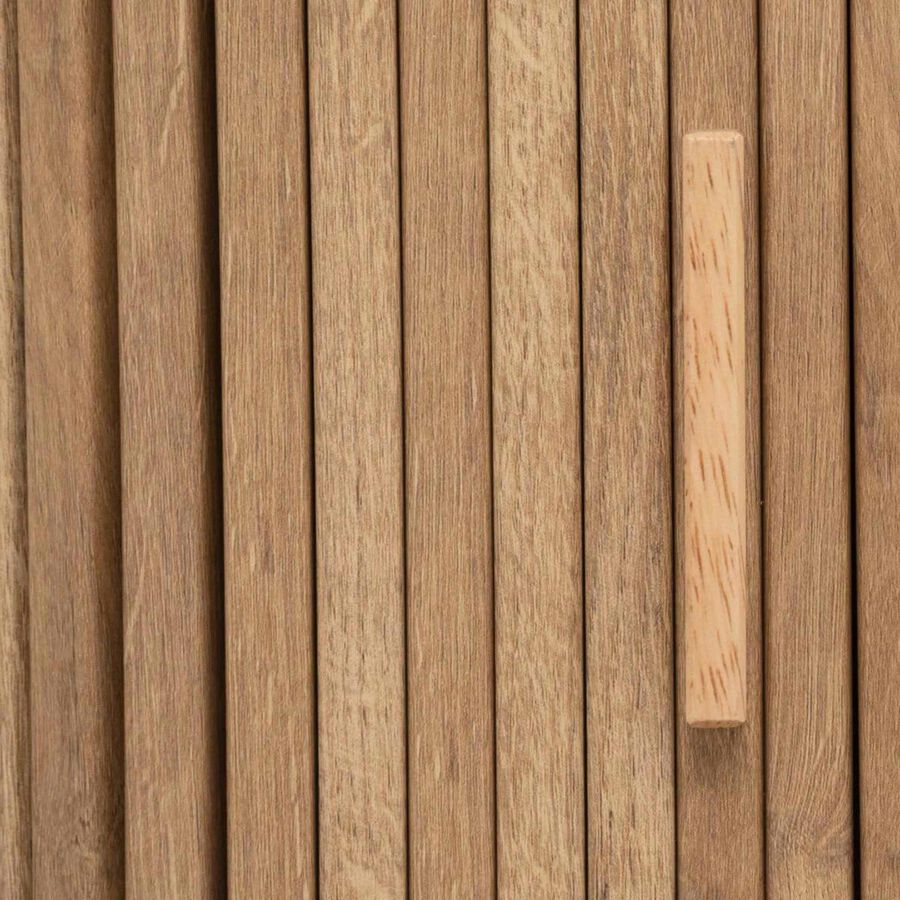 Mesa auxiliar de 2 puertas de madera Ivara