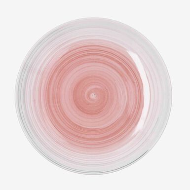 Plato llano de cer&aacute;mica Suede rose &Oslash;27cm