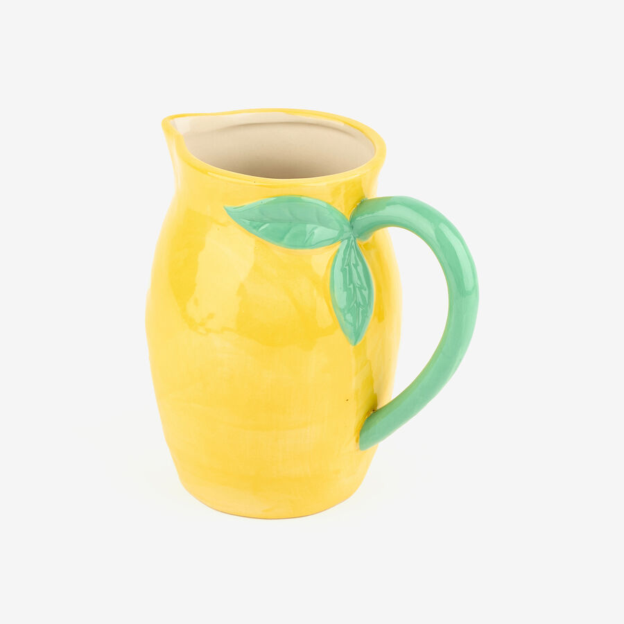 Jarra de cer&aacute;mica amarilla Lim&oacute;n 1,2L