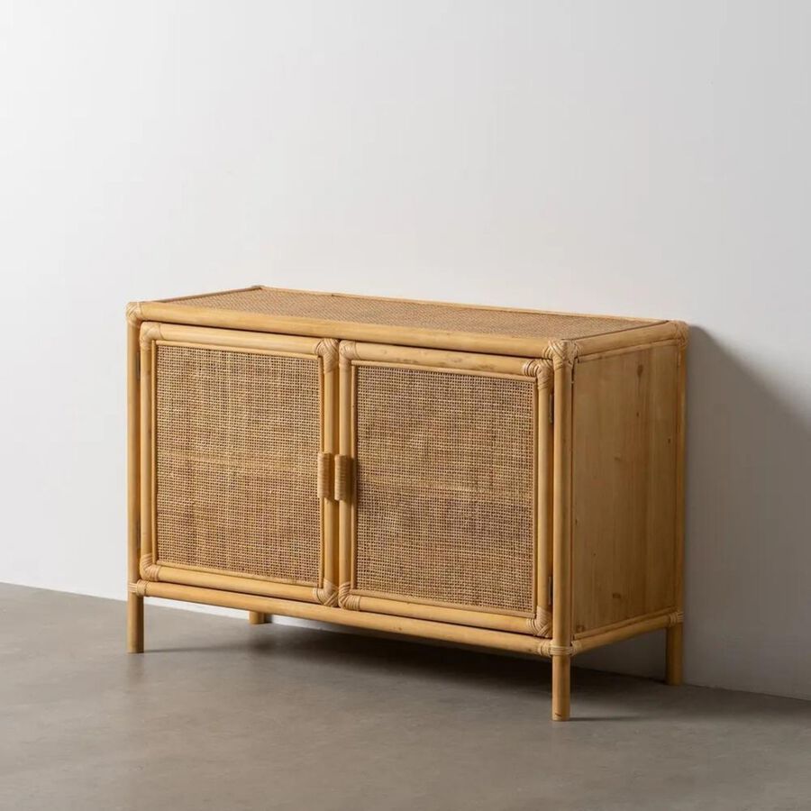 Aparador de rat&aacute;n Toscana 97,50x40x65cm