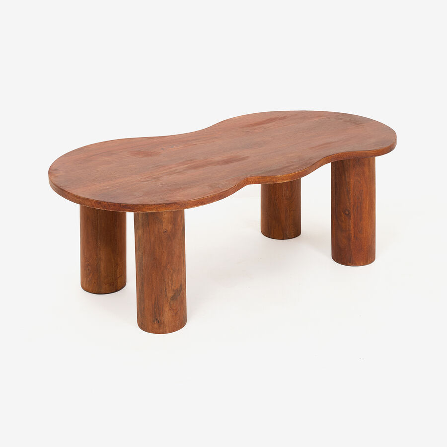 Mesa de centro de madera de mango Settle 120x60x40 Clau&Chloe