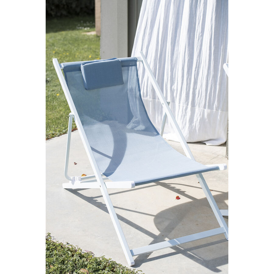 Hamaca de jard&iacute;n azul de aluminio Ereses 101 cm