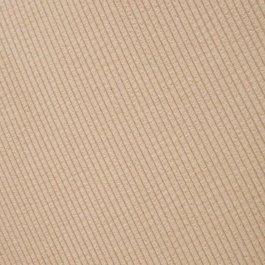 Silla de comedor beige de terciopelo Solea