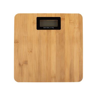 B&aacute;scula para ba&ntilde;o de bamb&uacute; 28x28x3cm