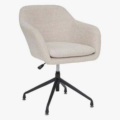 Sill&oacute;n de escritorio beige Giren 